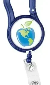 Carabiner Retractable Badge Reel with 24" Measuring Tape — view 2