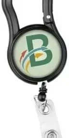 Carabiner Retractable Badge Reel with 24" Measuring Tape — view 4