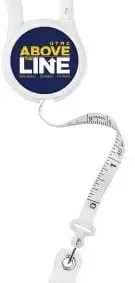 Carabiner Retractable Badge Reel with 24" Measuring Tape — view 5