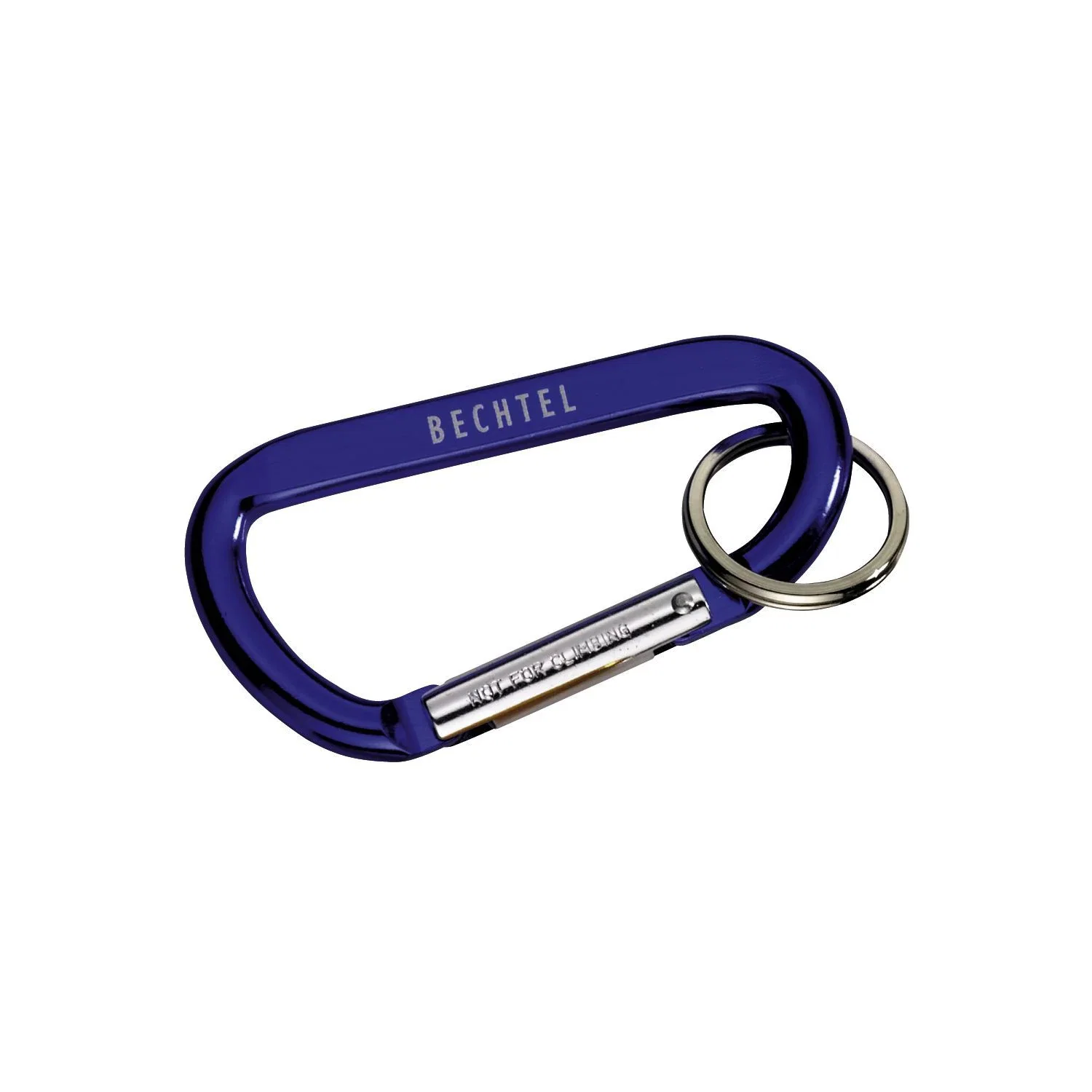 Carabiner with Ring — Blue — view 2