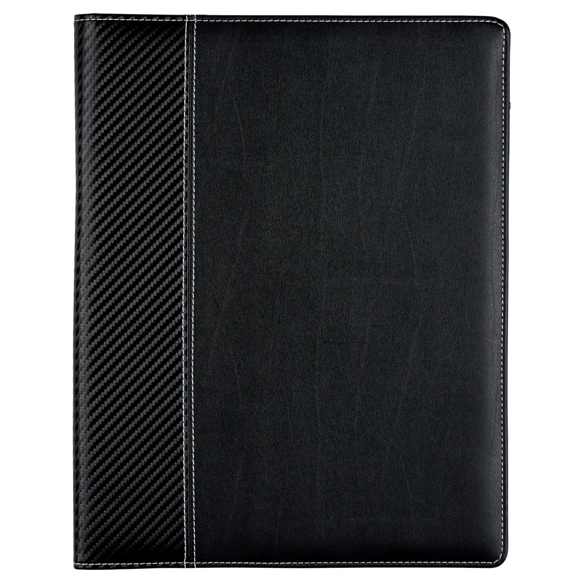 Spine and edge of the closed twelve-inch folder