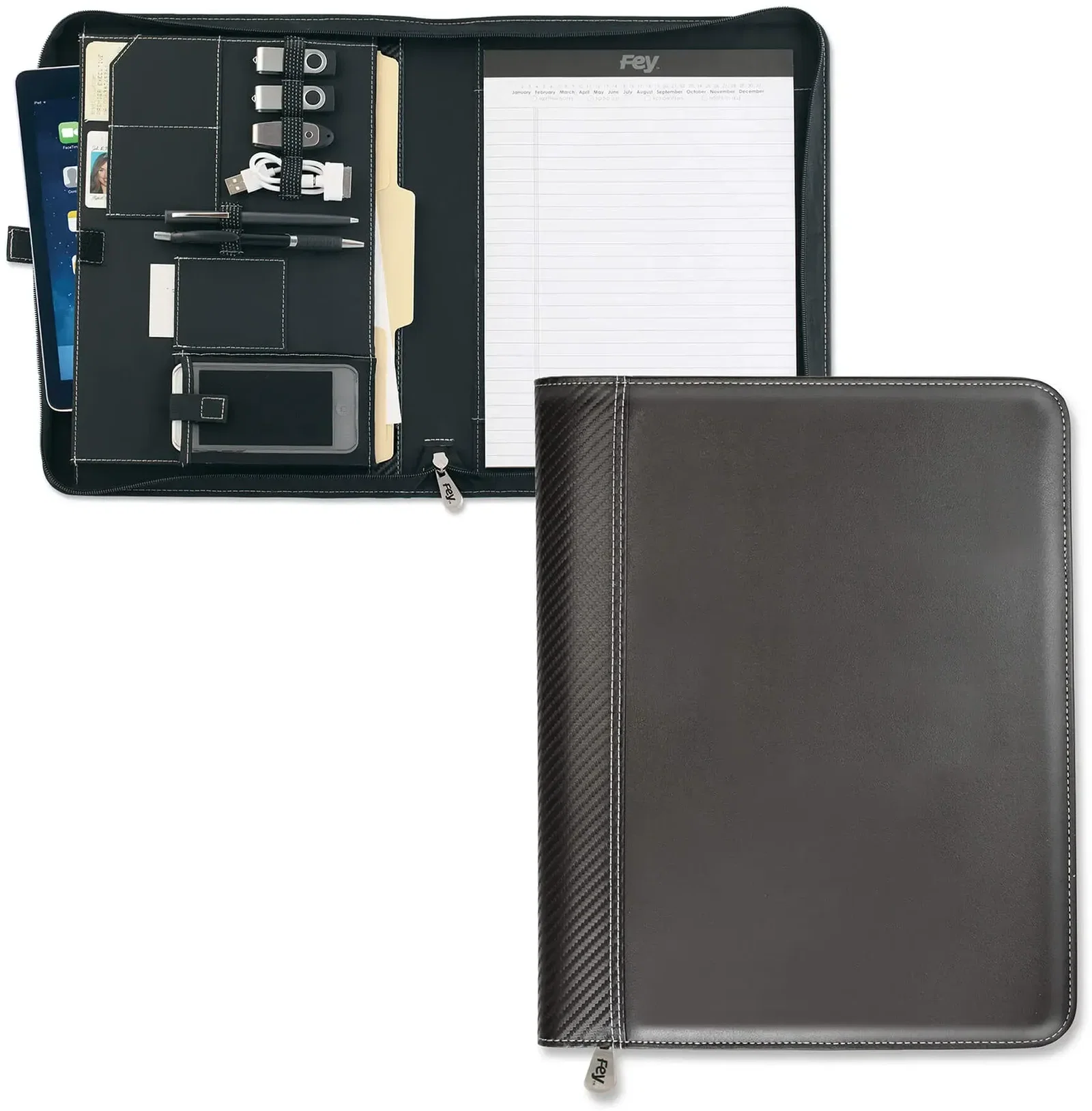Custom Carbon Fiber TechFolio — view 2