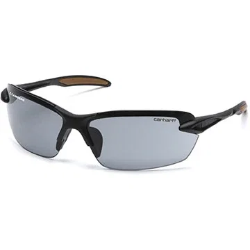 Carhartt Spokane safety glasses with rubber nosepiece, ANSI Z87.1, front view