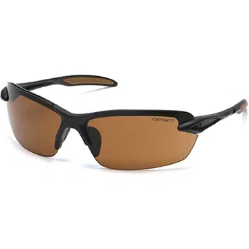 Carhartt Spokane UV-protection safety glasses, angled three-quarter view