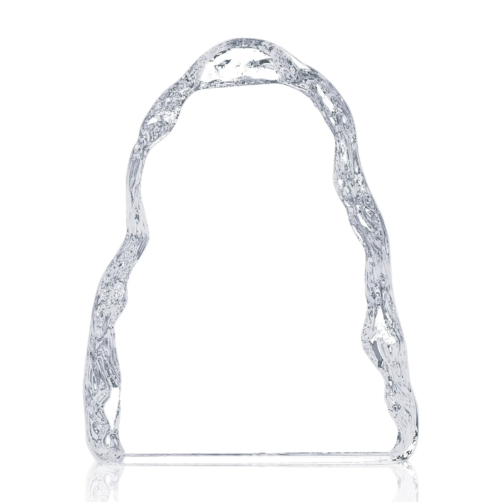 Custom Optical Crystal Iceberg Award with Staggered Edge - Carling, awards for sales achievement awards