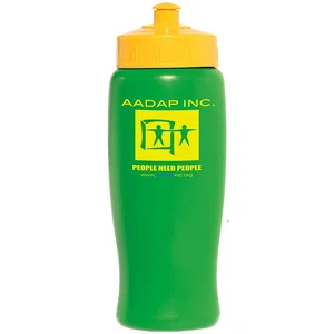 Carmel 24 Oz Sports Bottle, 8 Inch BPA-Free Plastic, Full-Color Imprint