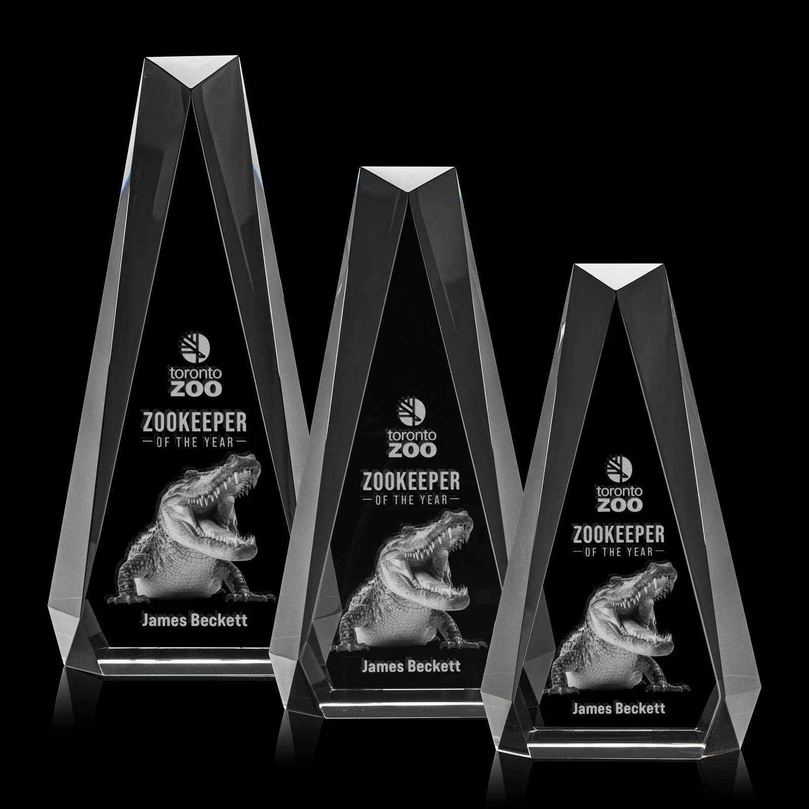 Promotional Optical Crystal Beveled Tower Award - Carmel, awards for corporate award ceremonies