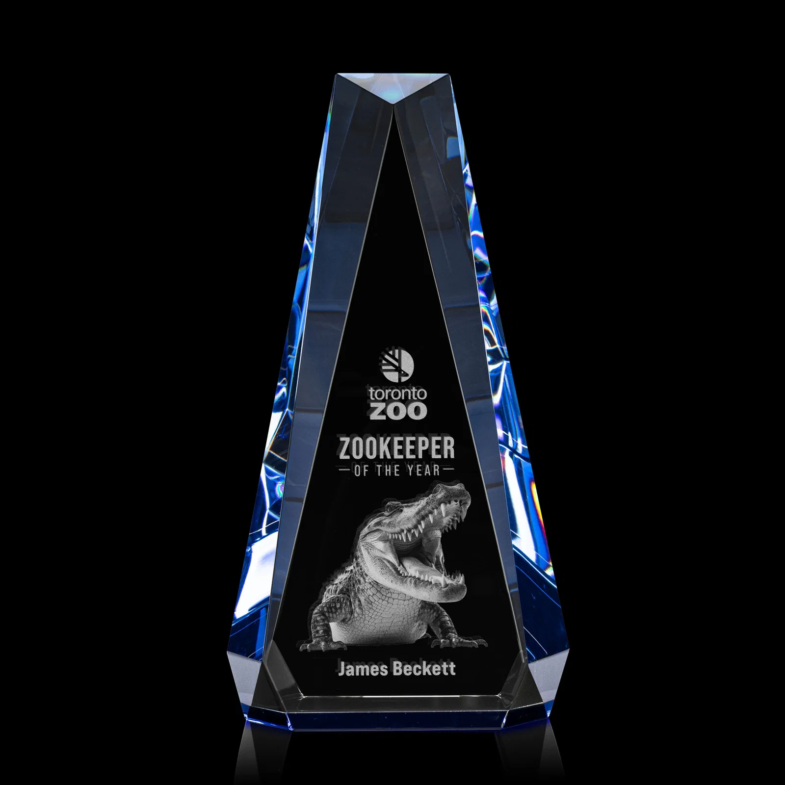 Promotional Optical Crystal Beveled Tower Award - Carmel, awards for graduation ceremonies