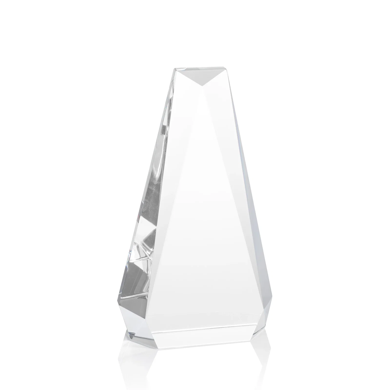 Branded Optical Crystal Beveled Tower Award - Carmel, awards for corporate award ceremonies