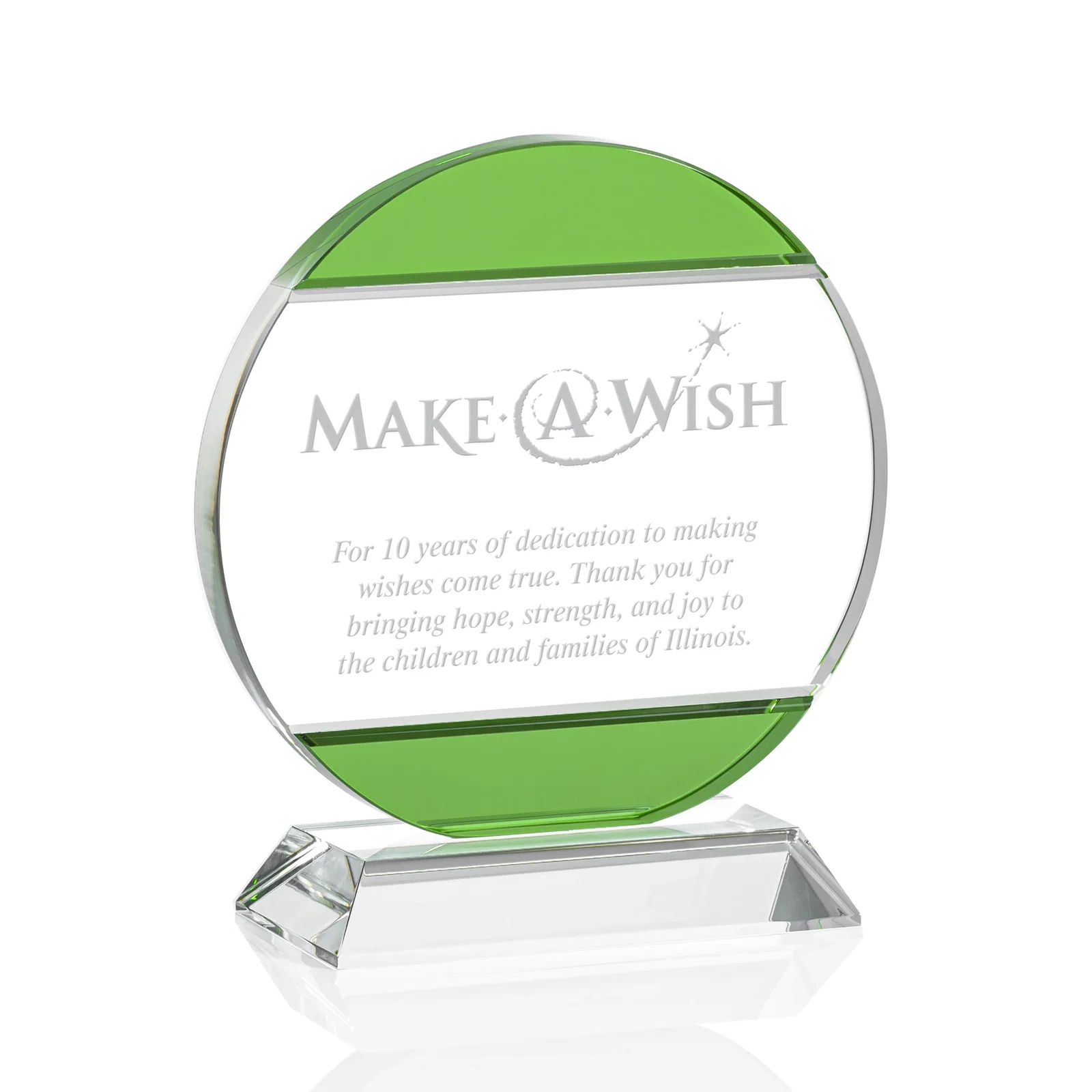 Customizable Crystal Carmichael Award — view 3