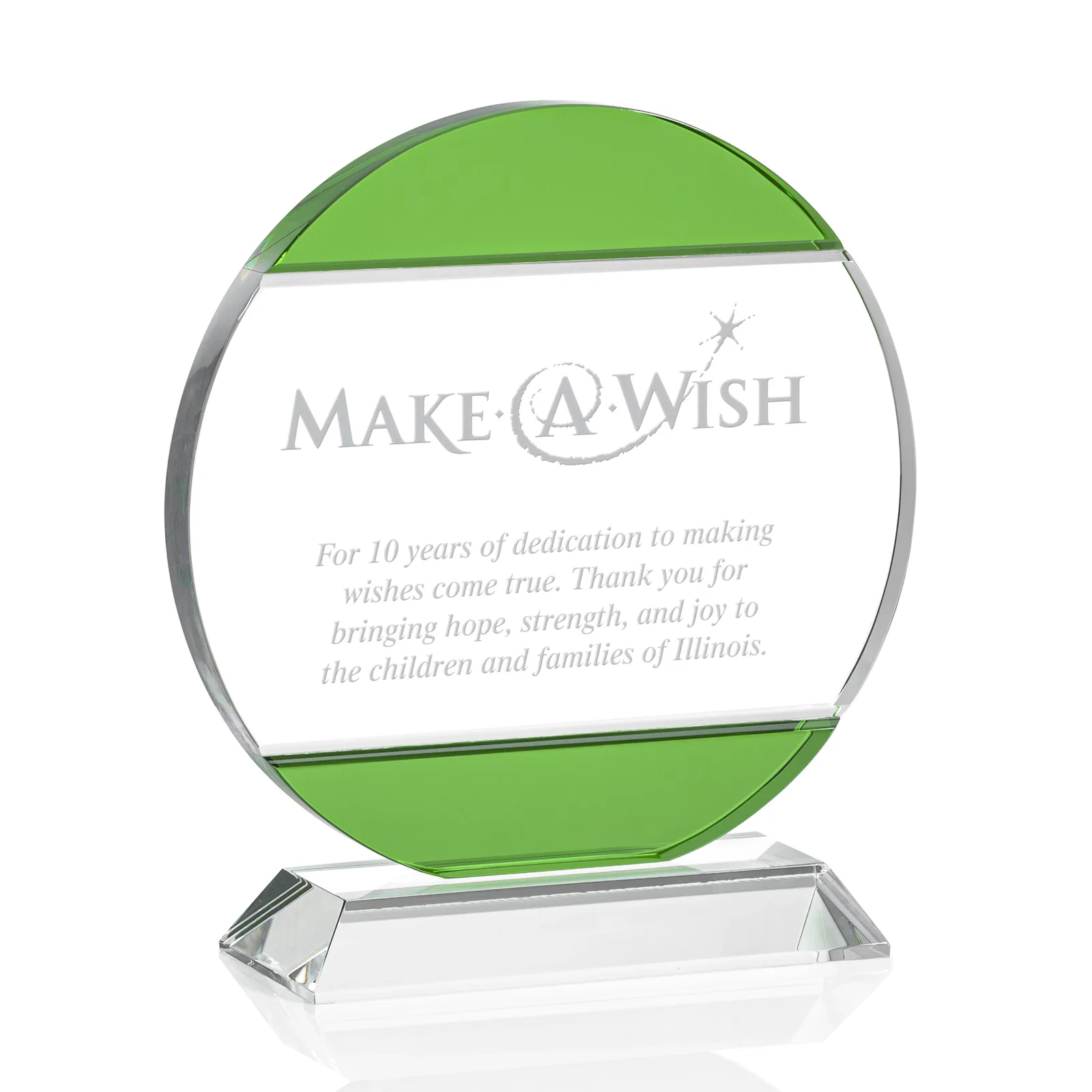 Customizable Crystal Carmichael Award — view 4
