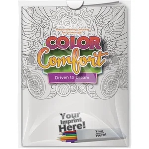 Cars Adult Coloring Book & Colored Pencils Combo Pack