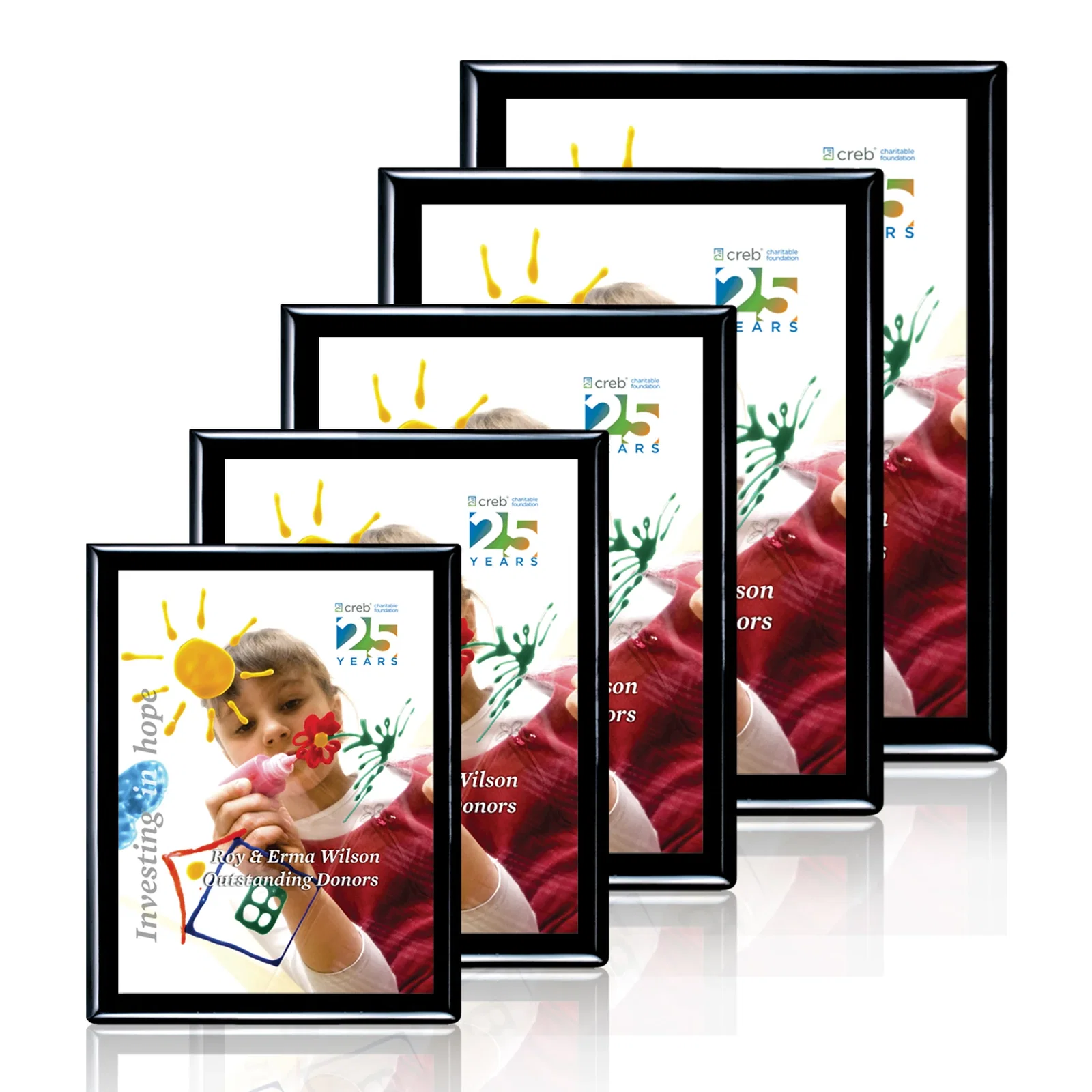 Custom Aluminum Sublimation Plaque, Heat-Fused in Full Color for employee recognition