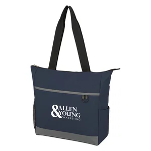 Logo Carter Quilted Tote Bag