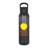 Casanova 22 oz Tritan Sports Bottle with Twist-On Lid in Translucent Black