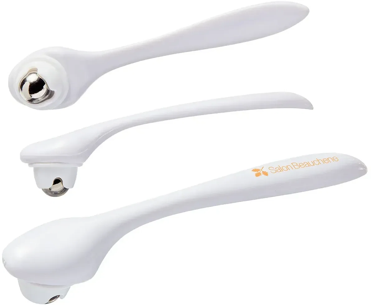 Cascade Cooling Under-Eye Roller, custom branded facial roller for cooling massage, front view