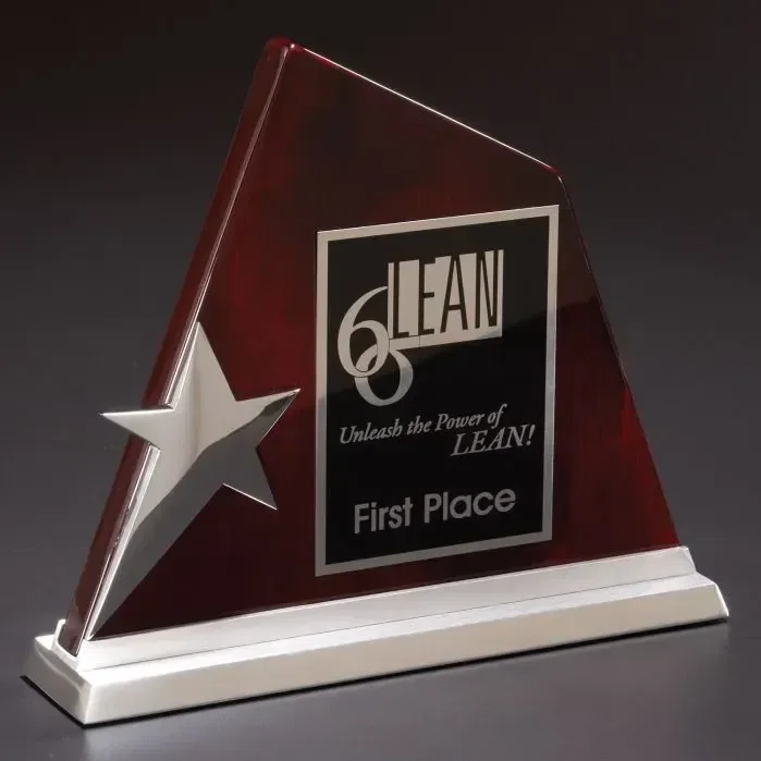 Custom Printed Cassiopeia Star Award β view 1