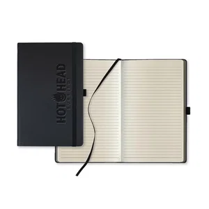 All Color Ivory Page Journal, 5.25" x 8.38" Polyurethane, 224 Pages, Deboss Imprint