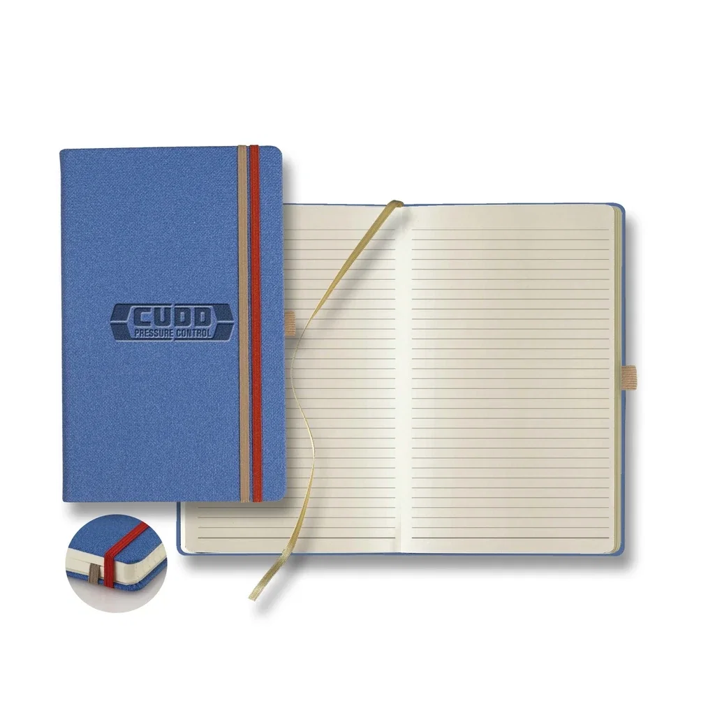 Bi Band Ivory Mid Size Lined Page — Jacket Color: Blue — view 2