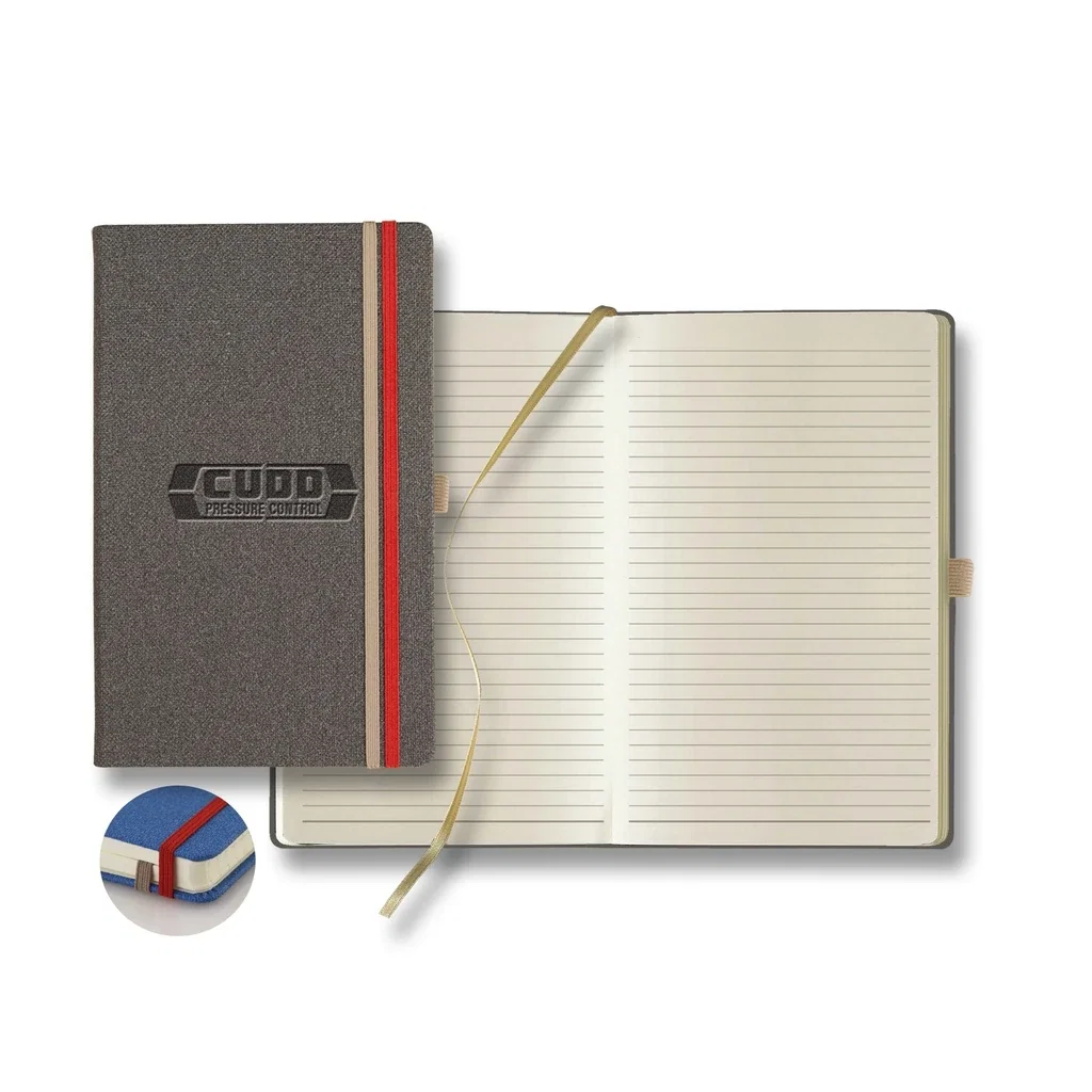 Bi Band Ivory Mid Size Lined Page — Jacket Color: Dark Gray — view 3