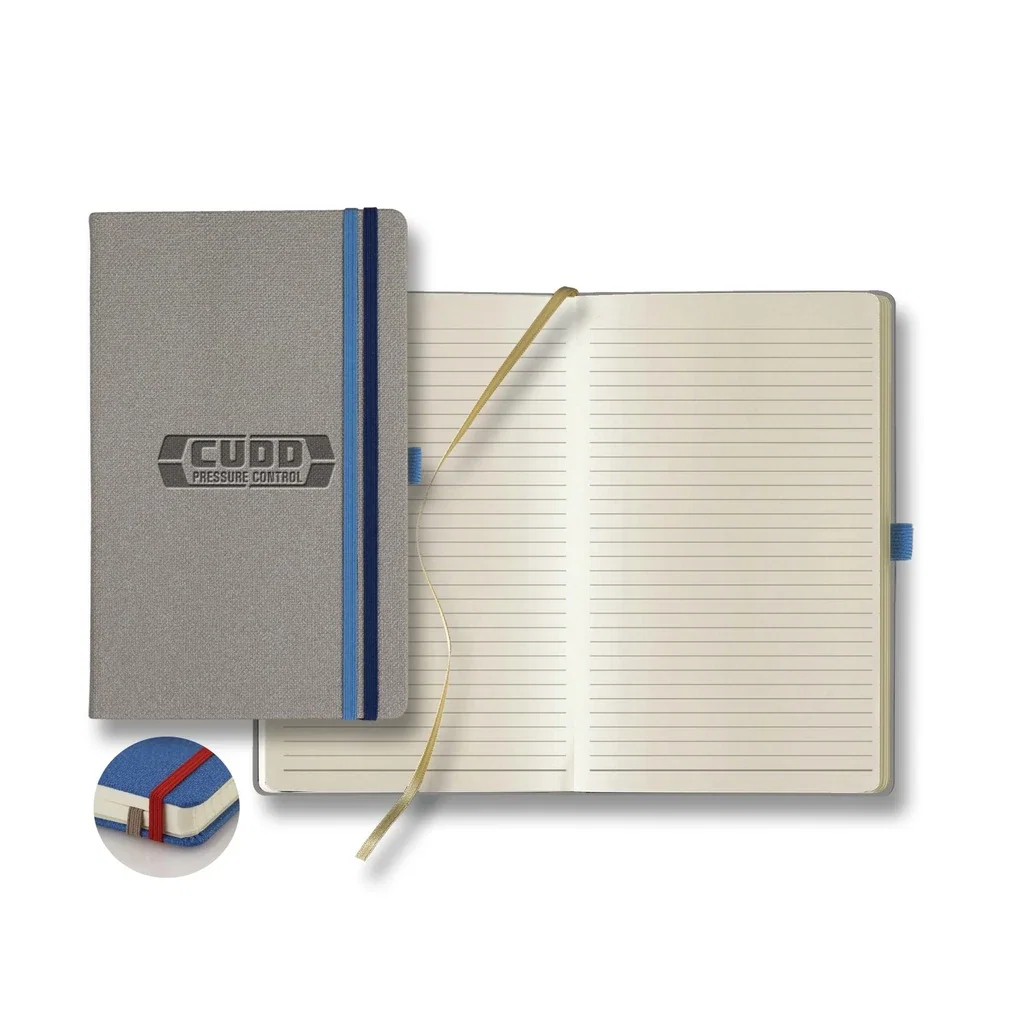 Bi Band Ivory Mid Size Lined Page — Jacket Color: Gray — view 4
