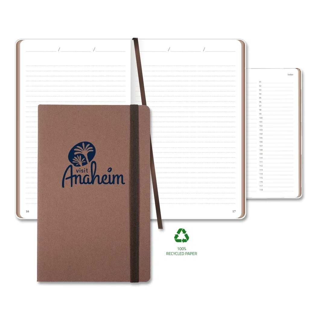 Castelli Carapace Medio Lined Recycled White Page Journal — Jacket Color: Autumn — view 3