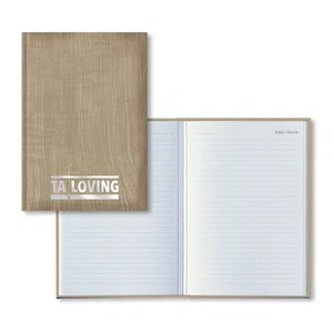 128-Page Castelli Cervino Perforated Journal, 5.88" x 8.38" White Lined Paper, Debossed