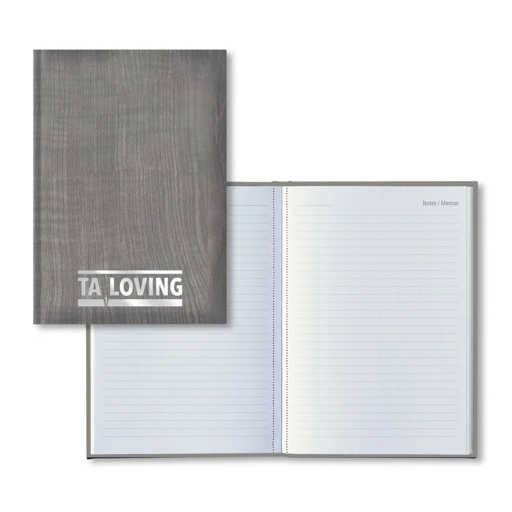 Castelli Cervino Medio Lined White Perf Page Notes & Memos Journal — Jacket Color: Gray — view 3