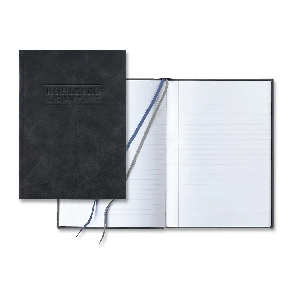 Castelli Chia Grande Lined White Page Journal — Jacket Color: Black — view 2