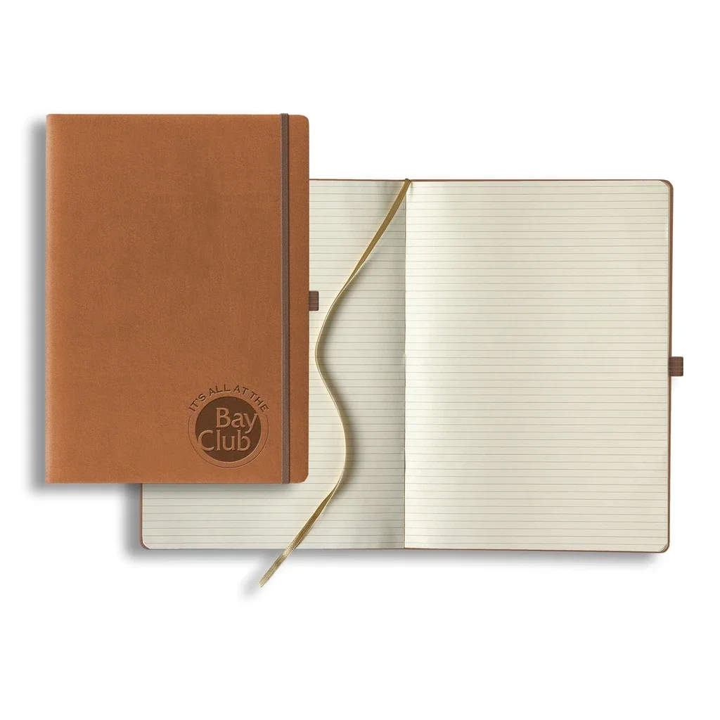 Castelli Tucson A4 Grande Lined Ivory Page Journal — Jacket Color: Beige