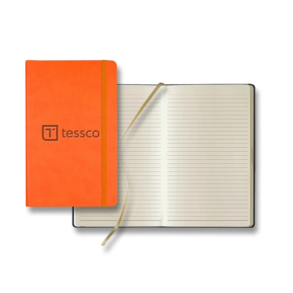 Tucson Flex Ivory Medium Journal — Jacket Color: Orange — view 4