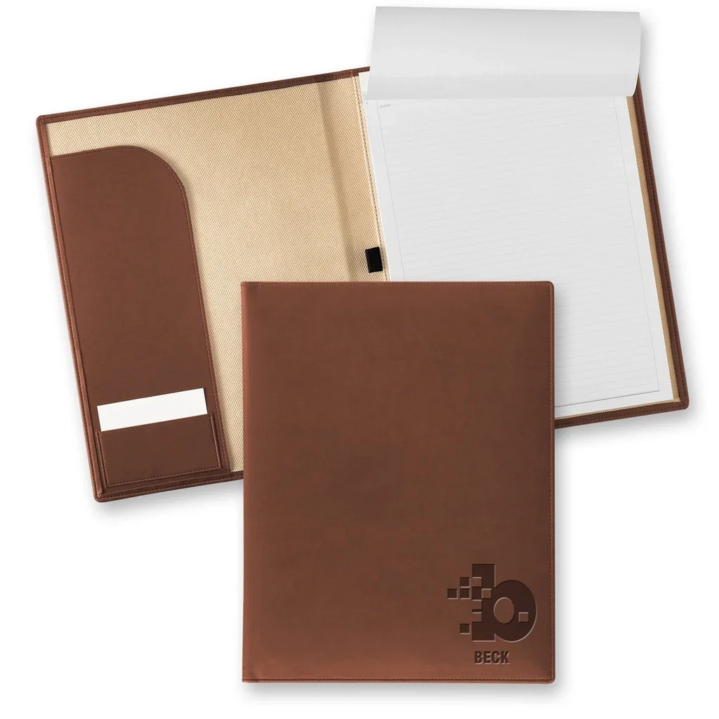 Tucson Large Writing Padfolio — Jacket Color: Terracotta — view 4