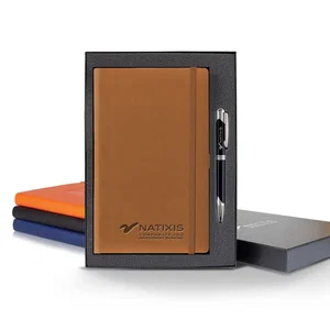 Castelli Tucson Blank-Page Journal Gift Set, 5.25" x 8.38", 240-Page FSC Ivory