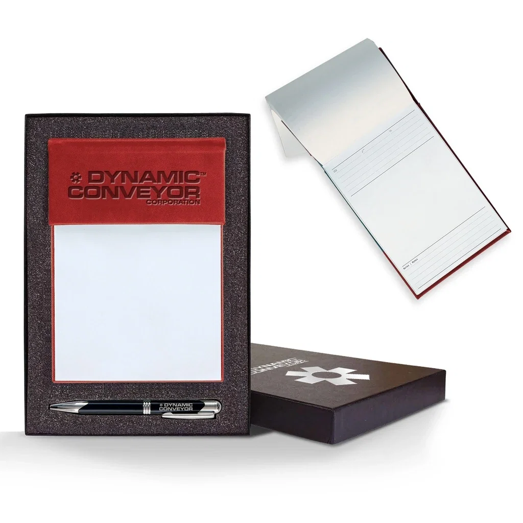 Tucson Cube Notes Gift Set — Jacket Color: Red,Pen Color: Black Pen — view 8