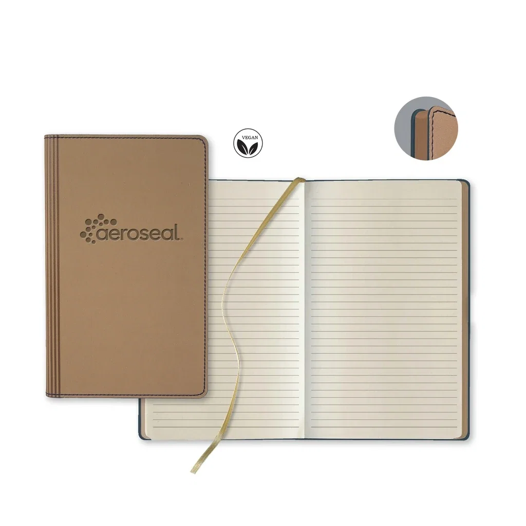 Castelli Vegan ECO Medio Lined Ivory Page Journal — Jacket Color: Beige
