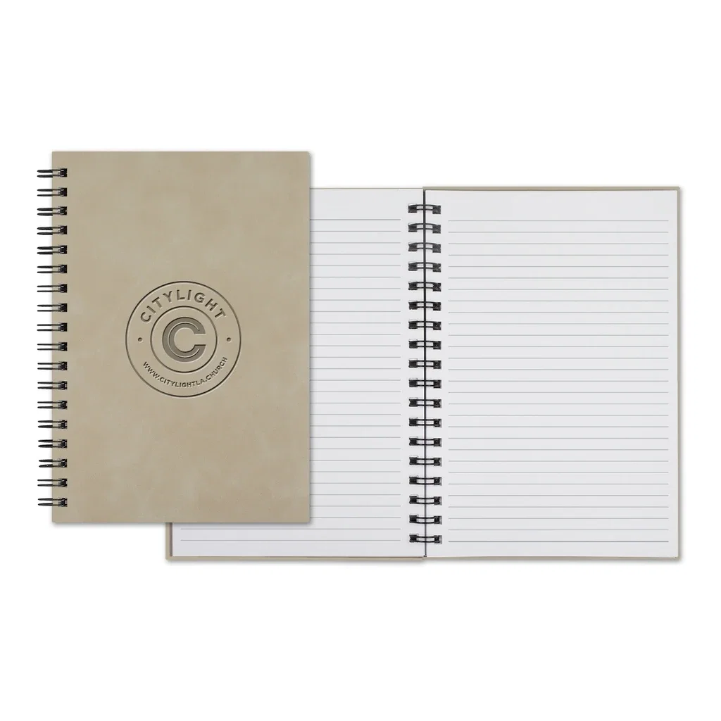 Castelli WireO Chia Grande White Lined Pg Journal — Jacket Color: Sand