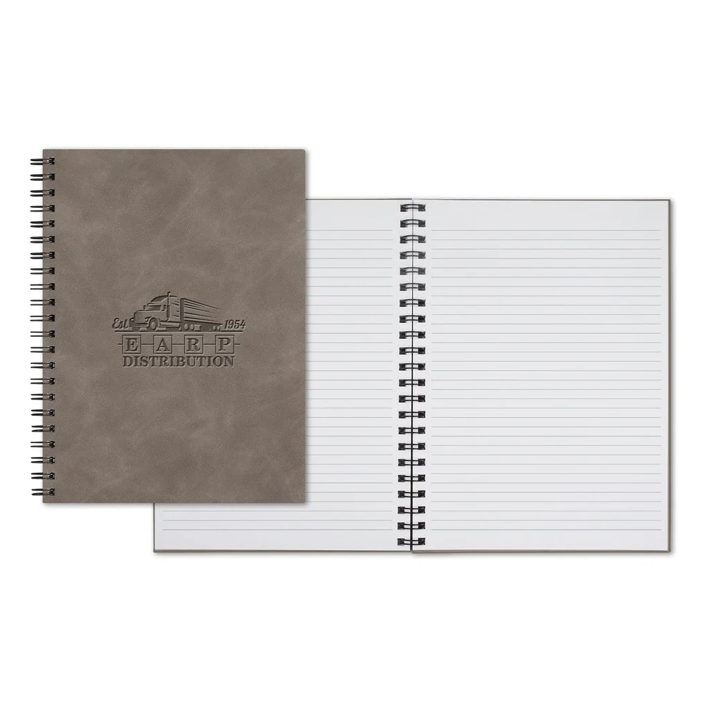 Castelli WireO Chia Grande XL White Lined Pg Journal — Jacket Color: Walnut — view 2