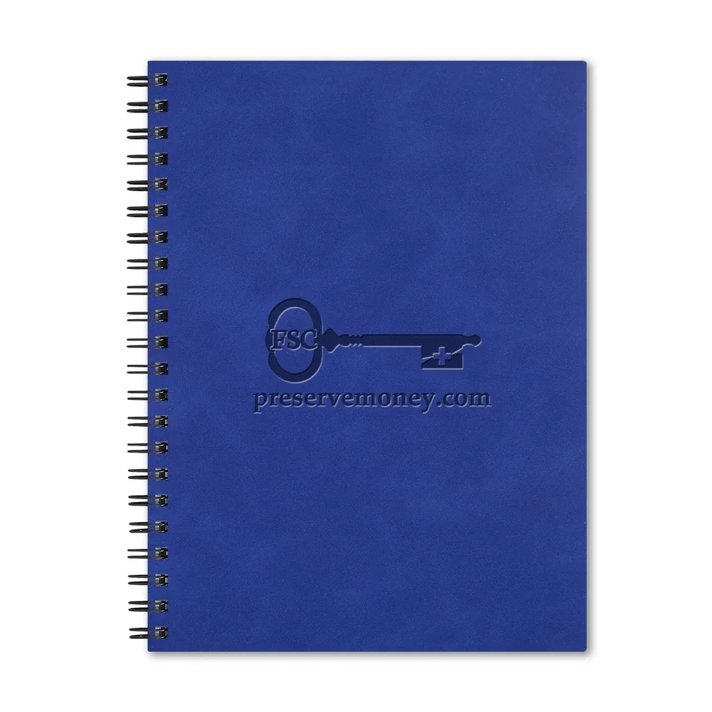 Castelli WireO Chia Grande XL White Weekly Diary — Jacket Color: China Blue — view 3