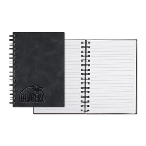 Debossed Castelli Chia Journal, 5.5" x 8" Polyurethane Cover, Eight Jacket Colors