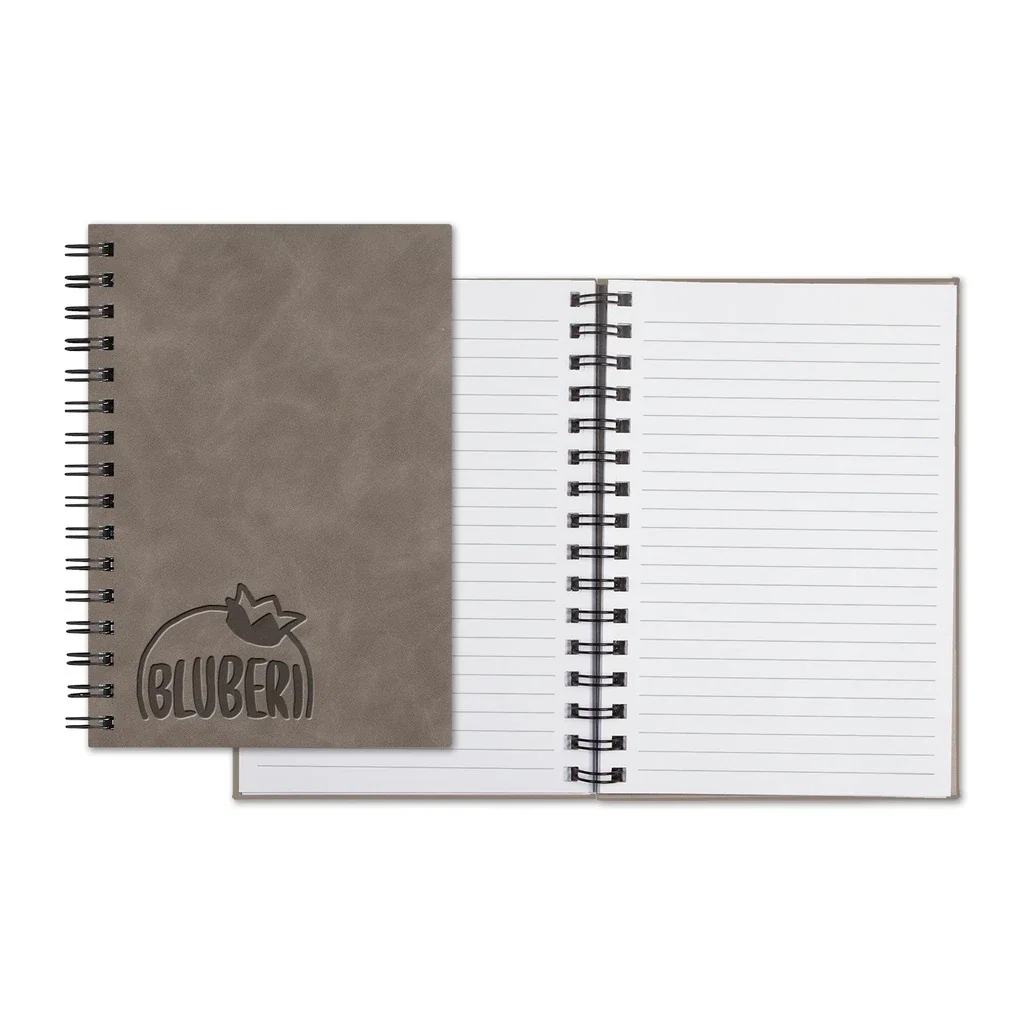 Castelli WireO Chia Medio White Lined Pg Journal — Jacket Color: Walnut — view 3