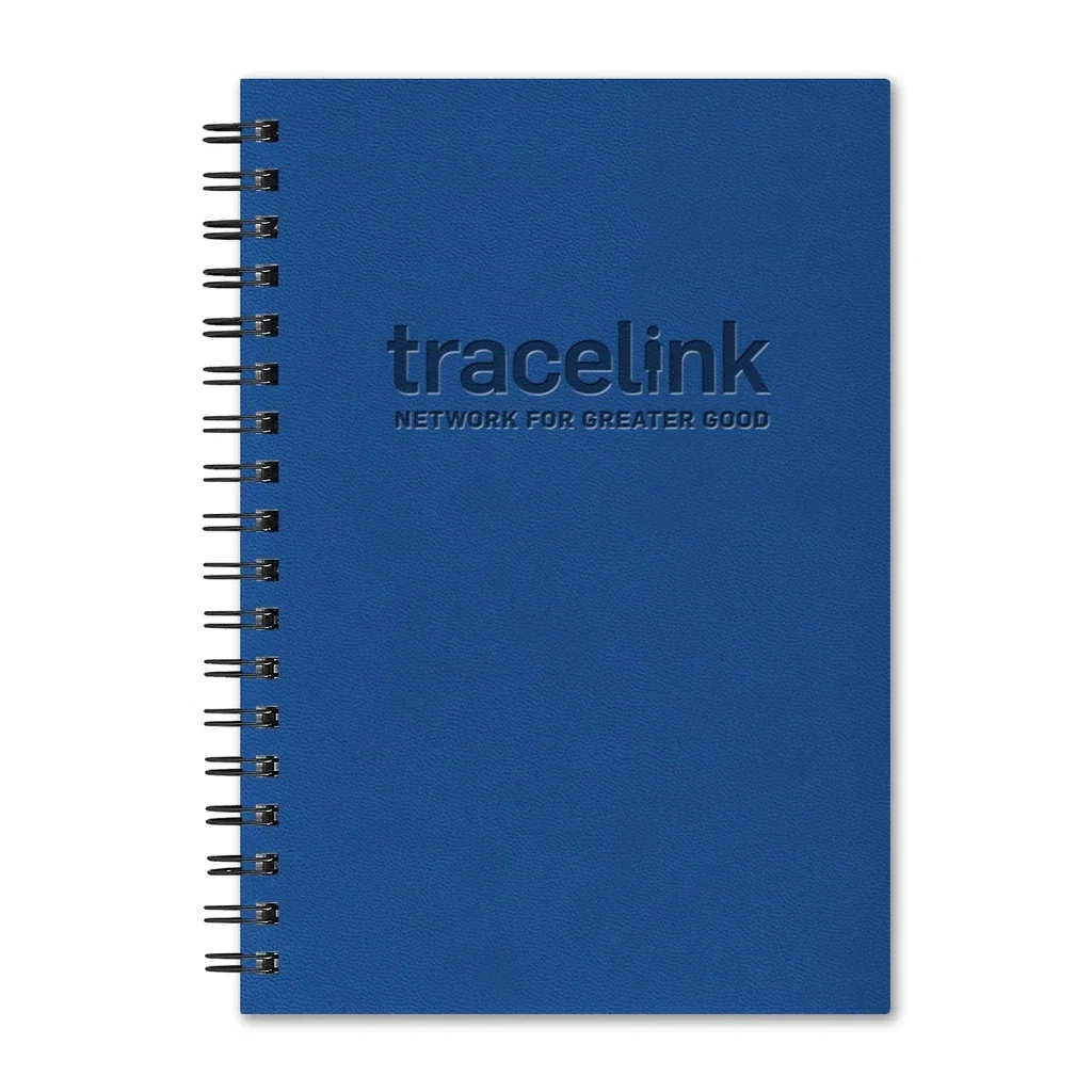 Castelli WireO Tucson Grande White Academic Planner — Jacket Color: Blue — view 3