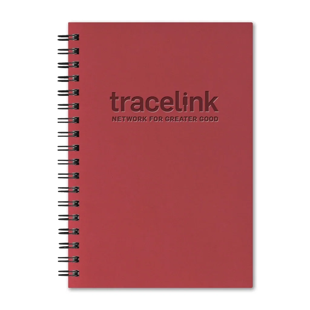 Castelli WireO Tucson Grande White Academic Planner — Jacket Color: Bright Red — view 4