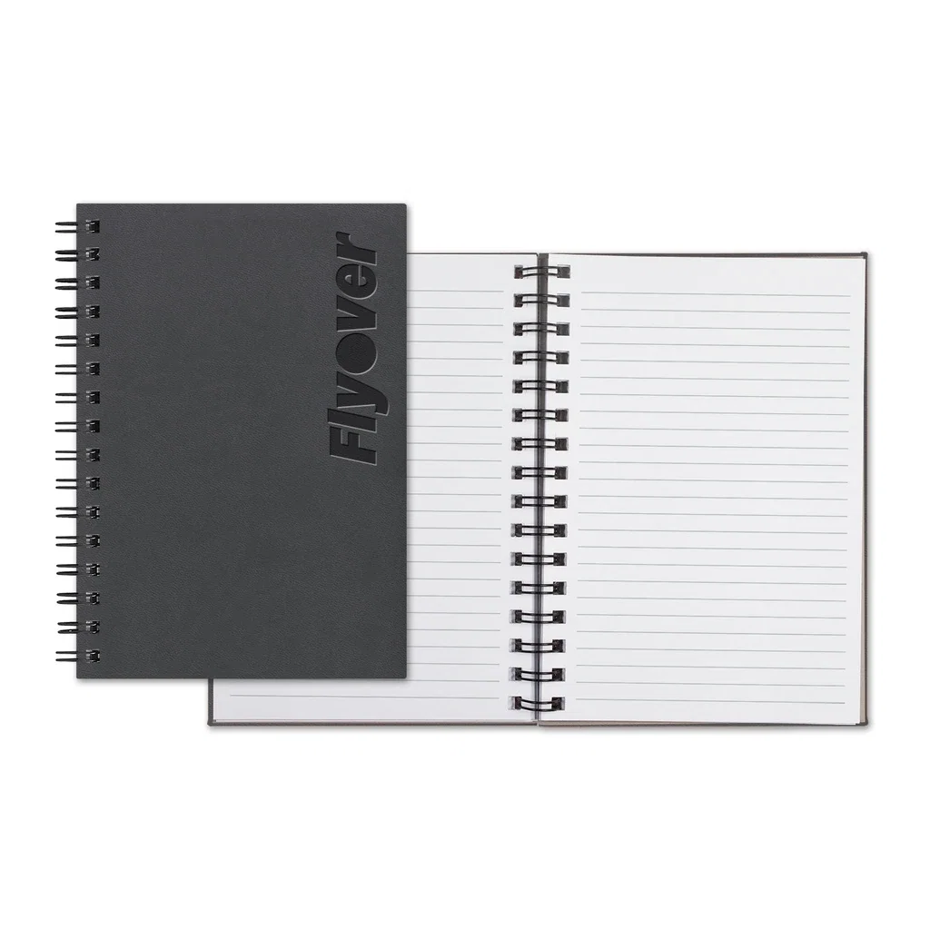 Castelli WireO Tucson Medio White Lined Pg Journal — Jacket Color: Dark Gray — view 2