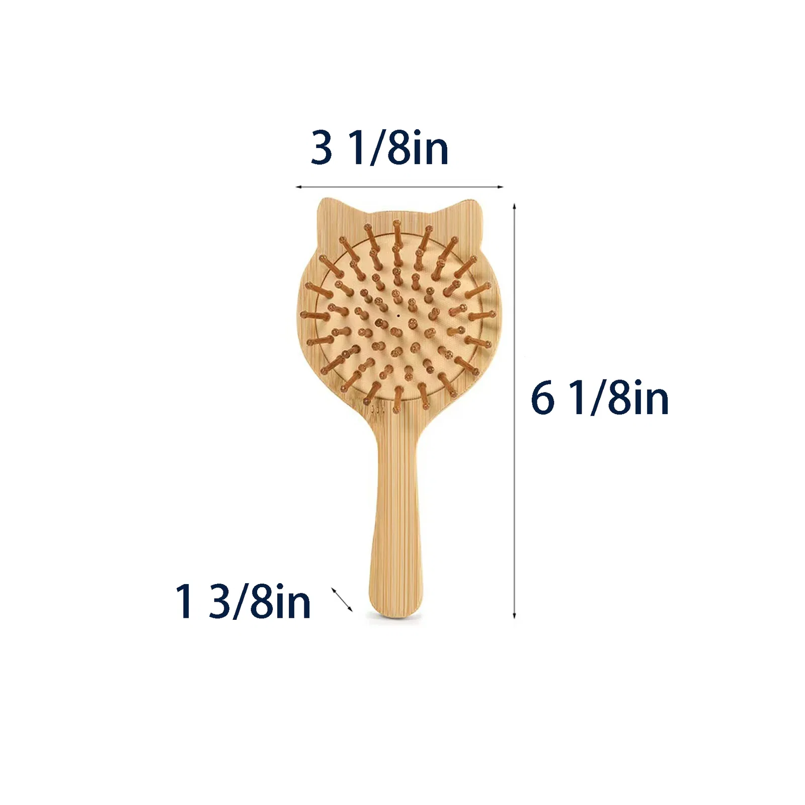 Cat Shape Bamboo Comb — view 3