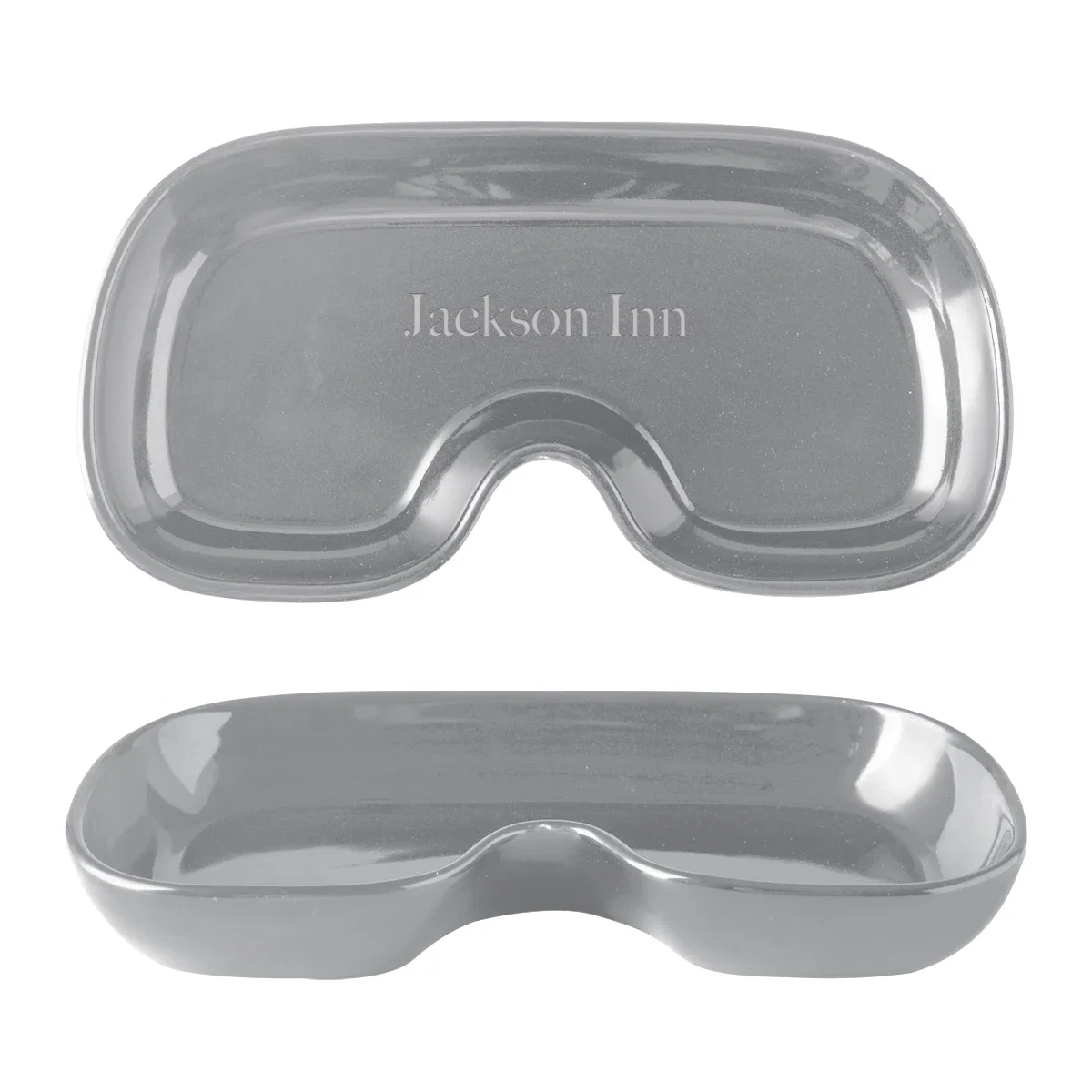 Interior curve of the tray shown up close