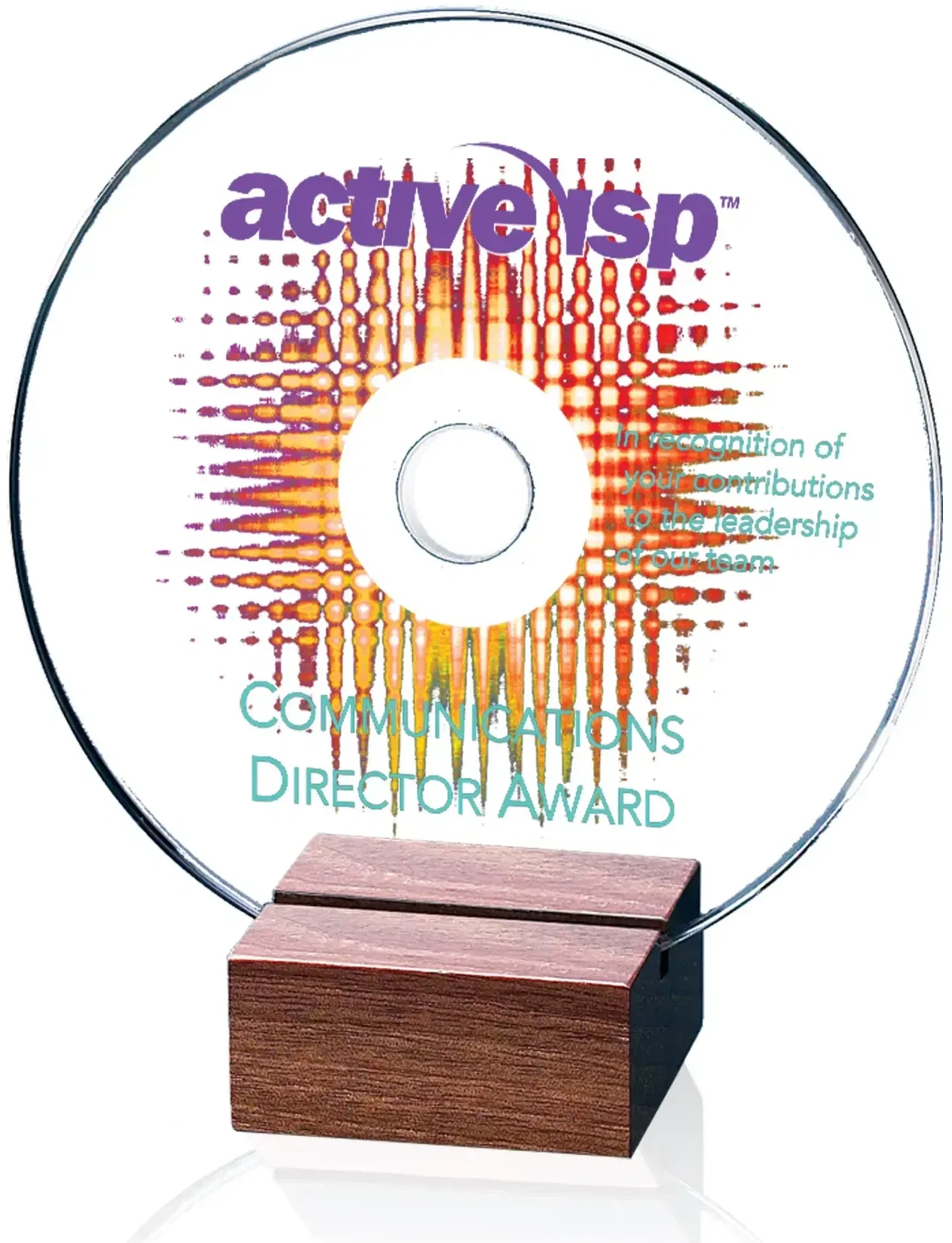 Customize Glass & Wood CD Award — view 2