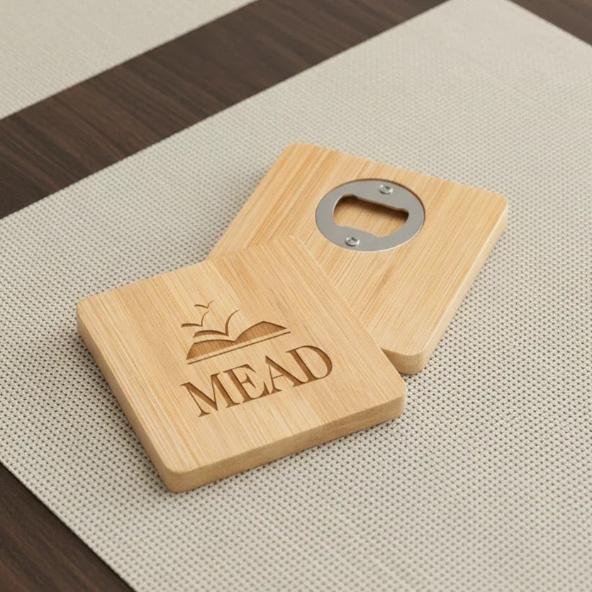 Celadon Coaster w/Bottle Opener — view 6
