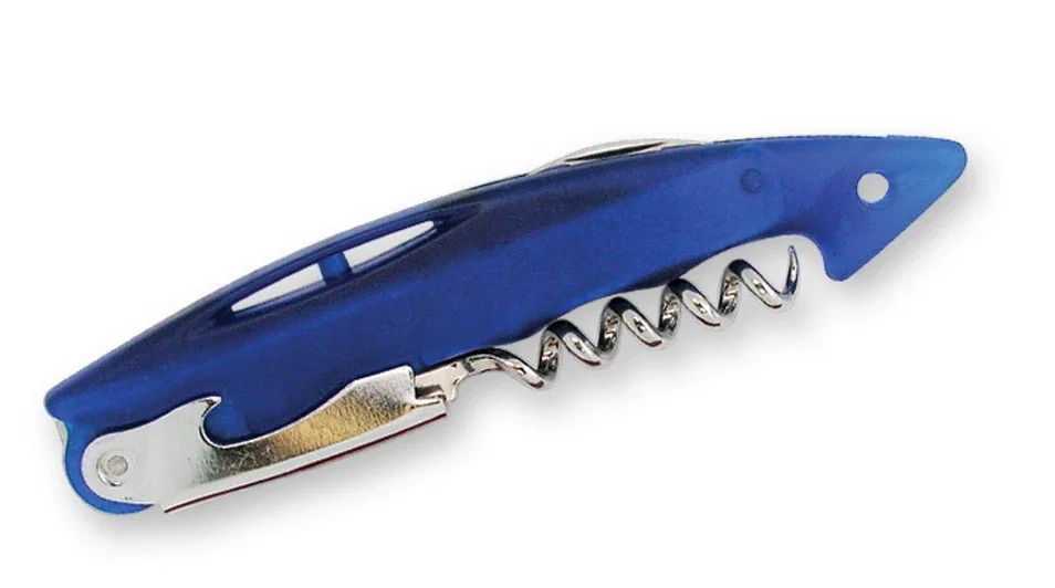 Celebration Foil-Cutter Corkscrew. ABS plastic foil-cutter corkscrew wine tool for winery giveaways, view 2