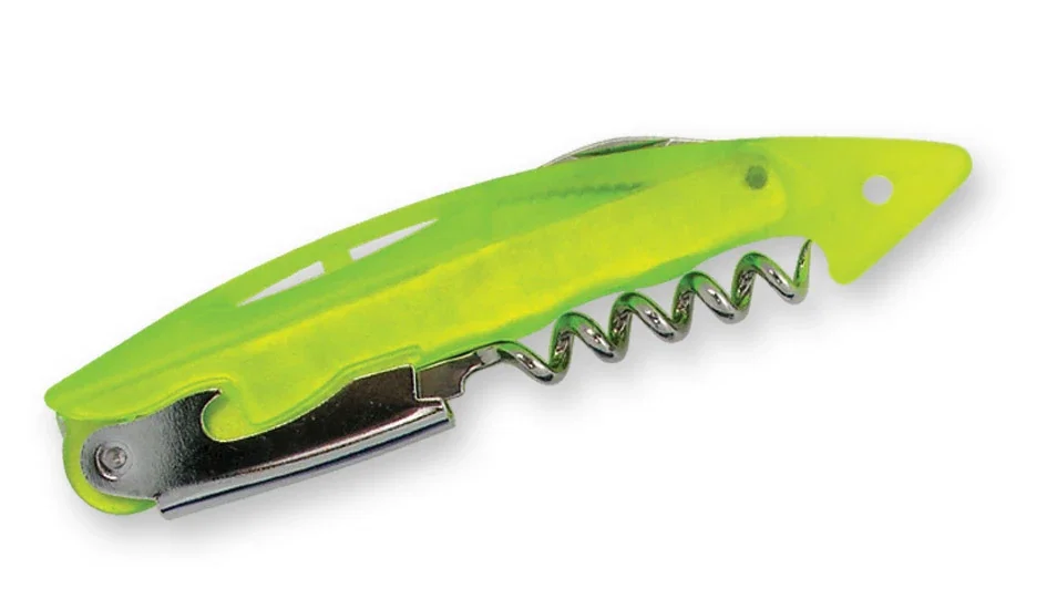 Celebration Foil-Cutter Corkscrew. ABS plastic foil-cutter corkscrew wine tool for winery giveaways, view 3