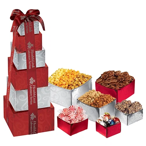Celebration Snack Tower with Ribbon — view 4